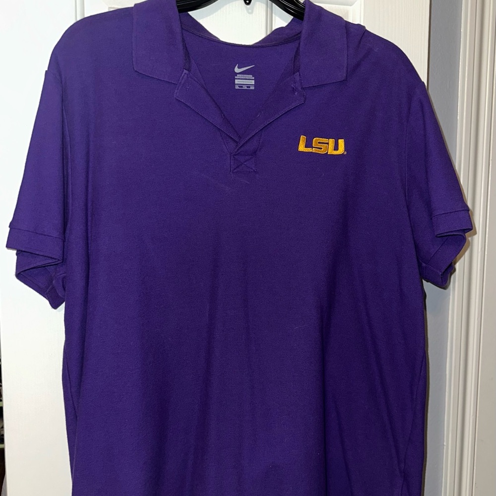 LSU Nike Purple Men's Polo